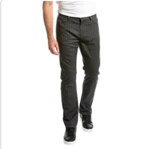 JOHN VARVATOS Grey Heather Regular Fit Pant Sz 38